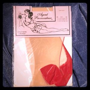 Vintage Agent Provocateur seam & heel stockings